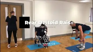 Exercises for MS - Dom Thorpe&rsquo;s MS Warrior Programme 2 - Rear Deltoid Raise taster video