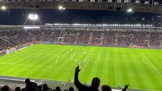 24 thousand Hull City fans sing &ldquo;Can&rsquo;t help falling in love with you&rdquo; before Leeds Derby