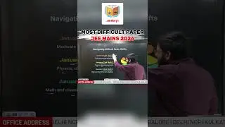 JEE Main 2026 | Most Difficult Paper?