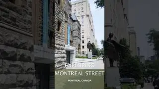 🏛️ Old Buildings and Cobblestone Roads 🏘️ #montreal #canada #vlog #montreal