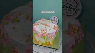 Easy cake design 🎂💖| Girl cake design 🎀 | beautiful cake design🎂 #shortsfeed #bakeitwithlove #cake