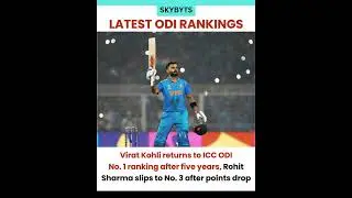 👑 King Kohli Reclaims World No.1 ODI Rank After 5 Years | The Throne Is His Again 🔥🏏 #memes #news