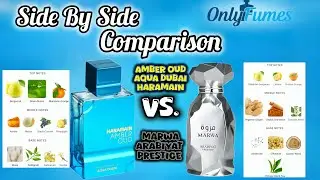 Aqua Dubai Haramain vs. Marwa Arabiyat Prestige Comparison #review #fragrance #cologne #scent
