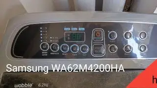 Samsung model WA62M4200HA fully automatic washing machine demo in hindi