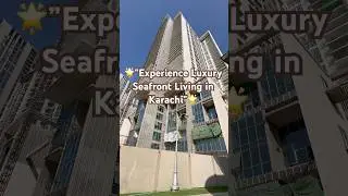EMAAR Oceanfront! Live the Dubai Life in Khi.Stunning aerial view of seafront with luxury apartments