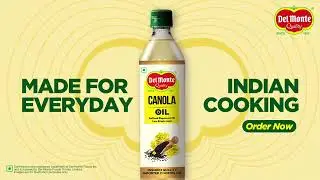 Del Monte Canola Oil - One Oil for all your everyday cooking