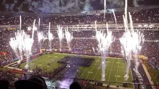 Super Bowl XLVIII (48) intro to the Pepsi Halftime Show with Bruno Mars