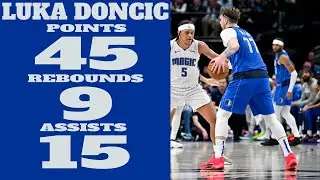 Luka Doncic 45 Pts, 15 Ast, 9 Reb vs Magic Jan. 29, 2024 #lukadoncic #luka #doncic #mavericks #mffl
