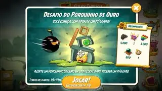 Angry Birds 2 Gold Piggy Challenge:Bomb(Incomplete)(27/Oct/2024).