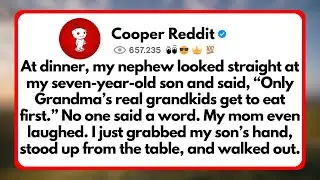 At Dinner, my Nephew Looked Straight at my Seven-year-old son and said, &ldquo;Only Grandma&rsquo;s real...