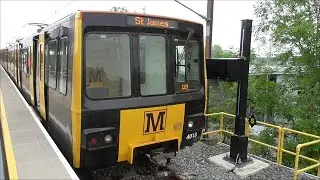 Tyne and Wear Metro Train Ride - Walkergate to Manors