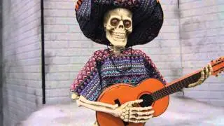 Guitar Playing Skeleton
