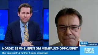 Nordic Semi-sjefen om milliardoppkjøpet: Blar opp 1,2 milliarder for skypartner