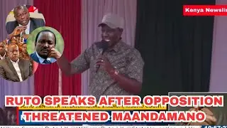 Ruto Descends on Opposition in Kisumu After threats to host Maandamano over Gachagua Assassination