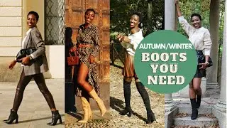 MUST HAVE BOOTS AUTUMN/WINTER 2020 | HOW TO STYLE BOOTS | FALL  LOOK BOOK