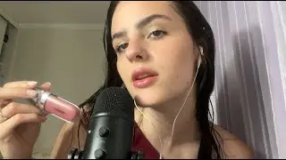 ASMR make victoria's secret para o ano novo + te acalmando