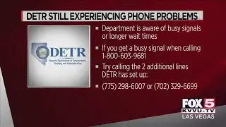 What to know when calling Nevada DETR about unemployment, PUA claims
