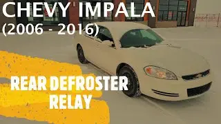 Chevrolet Impala &mdash; РАСПОЛОЖЕНИЕ РЕЛЕ ЗАДНЕГО ОБОГРЕВАТЕЛЯ (2006&ndash;2016)