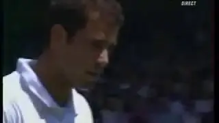 Wimbledon 2001 1R Sampras vs Clavet