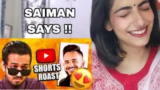 @Saiman Says  YouTube Shorts ROAST by FUKRA INSAAN 🔥Reaction