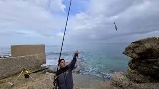 la pescata non preventivata con l'innesco del verme di rimini e bibi di chioggia sotto sale
