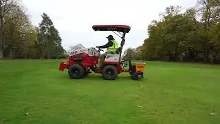 Footage of the SISIS Variseeder in Action on the Ventrac Tractor