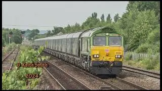 Rail Freight workings in North Lincolnshire on 25th June 2024 [18 mins]