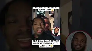 BRO-RILLA CALLS OUT THE GAME SAYING HE IS NOT A CELEBRITY 😤 #yaboyant #glorilla #brorilla #thegame