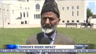 Local Muslim community reacts to the London mosque attack