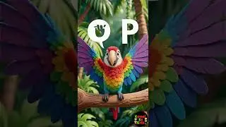 P &ndash; P for Parrot 🦜 | Learn ABC | Fun Alphabet #Shorts