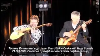 Tommy Emmanuel cgp with Masa Sumide in OSAKA 2008 =Come Together Superstition=