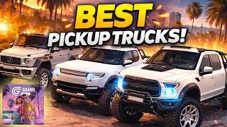 Top 5 BEST Pickup Trucks in Grand Mobile RP 🚛 Power, Speed & Style!