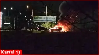 Украинская разведка подорвала автомобиль бойцов Нацгвардии России в Бердянске