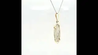 Atocha Shipwreck Treasure Mel Fisher Silver Coin in 14K Yellow Gold Pendant 52002289
