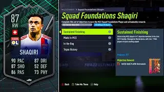 HOW TO COMPLETE SQUAD FOUNDATIONS SHAQIRI OBJECTIVES FAST! #FIFA22