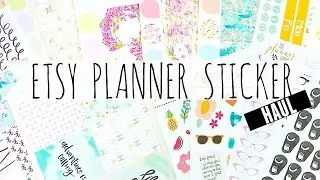 Etsy Planner Sticker Haul: Part One