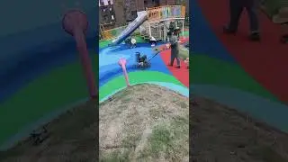 A blue EPDM floor is a playground or sports surface made from EPDM rubber granules in a blue color.