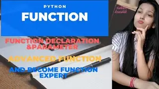 👩‍💻 FUNCTION DECLARATION & PARAMETERS #5.PYTHON FUNDAMENTALS