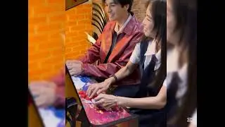Andres Muhlach (Keifer) and Ashtine Oliviga (Jayjay) playing game on set🎮😉 | Funonset | 