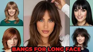 15 Bangs That Flatter Long Face Shapes