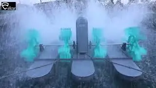 2HP 4 PADDLE WHEEL AERATOR PERFORMANCE