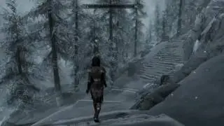 Skyrim. Walking the 7000 steps.