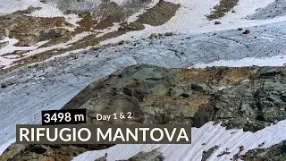 Si torna sul Monte Rosa! - Corso alpinismo Lyskamm 4000 - Day 1 & 2 - Rifugio Mantova 3498 m