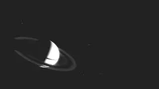 Space engine saturn flyby