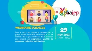 Webinaire du Groupe Sciences 
