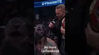Christian Cage Changes Luchasaurus Name to Killswitch #luchasaurus #christiancage #aew #shorts #raw