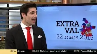 Marcus Oscarsson f&ouml;rklarar skillnaden mellan nyval och extraval - Nyhetsmorgon (TV4)