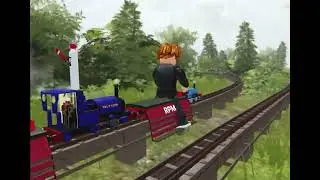 Robin Pools Miniature Railway - First Train Without Snow