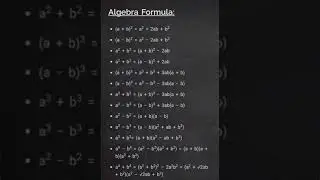 #uptet Algebra formula