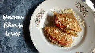 Trending Tortilla Wrap Hack -  Paneer Bhurji  Wrap | Leftover Roti Wrap | Trending tiktok Hack